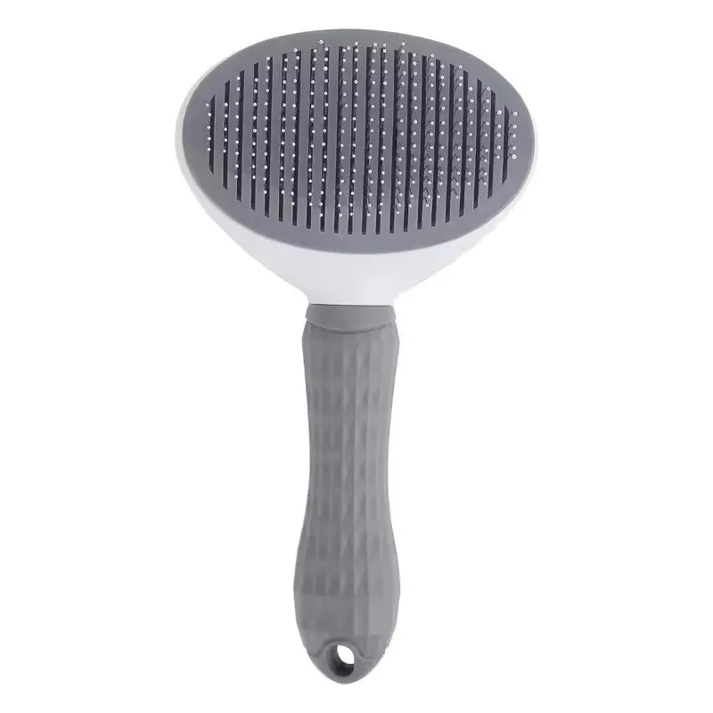 Self-Cleaning Pet Grooming Brush – Stainless Steel Hair Remover for Dogs & Cats with Long or Short Hair