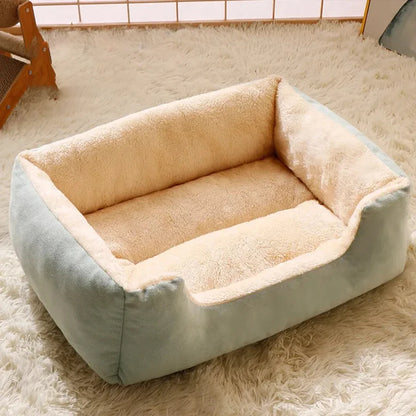 Cozy Plush Cat Bed – Soft & Breathable Pet Cushion for Cats and Small Dogs
