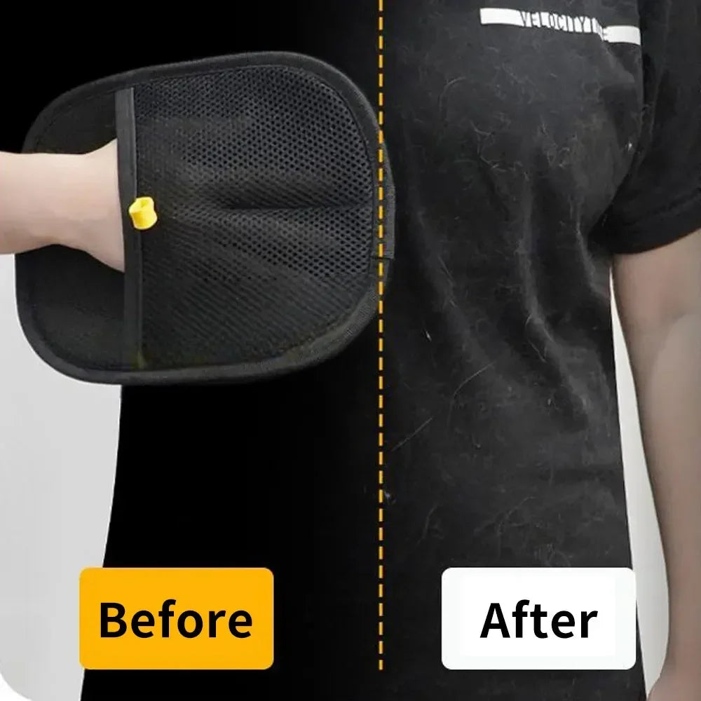 Say Goodbye to Pet Hair Around the House with the Electrostatic Hair Removal Glove – Quick, Effortless, and Mess-Free Cleaning!
