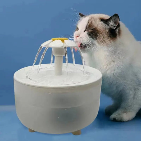 PureFlow – Automatic Cat Water Fountain 1.2L USB Electric Silent Filtered Dispenser
