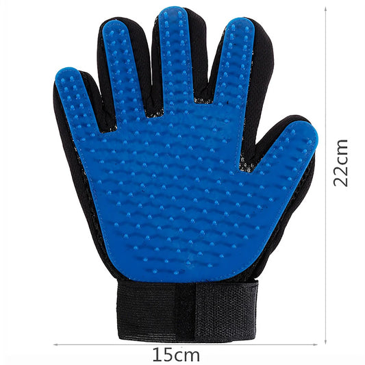Pet Grooming Glove – 2-in-1 Hair Remover & Massage Brush for Dogs and Cats