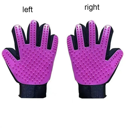 Pet Grooming Glove – 2-in-1 Hair Remover & Massage Brush for Dogs and Cats