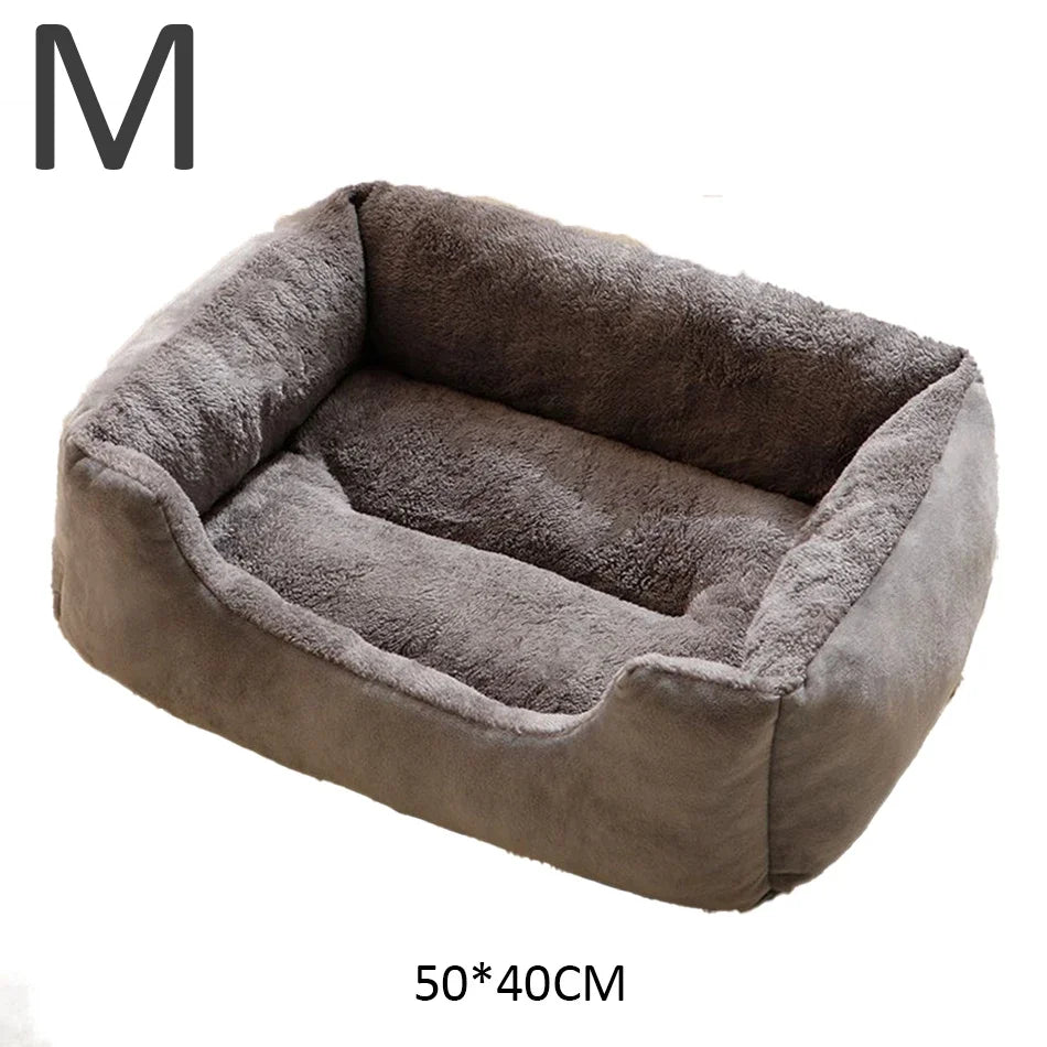 Cozy Plush Cat Bed – Soft & Breathable Pet Cushion for Cats and Small Dogs