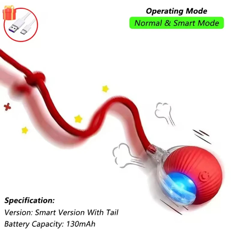 PawMotion – Smart Electric Rolling Ball Toy for Cats & Dogs