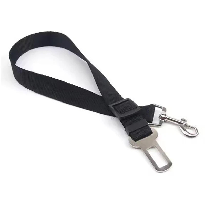 Adjustable Dog Car Seat Belt – Safety Harness Leash for Secure Pet Travel