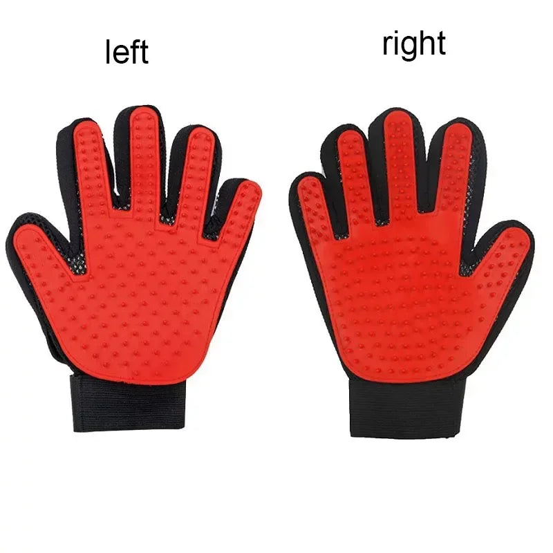 Pet Grooming Glove – 2-in-1 Hair Remover & Massage Brush for Dogs and Cats
