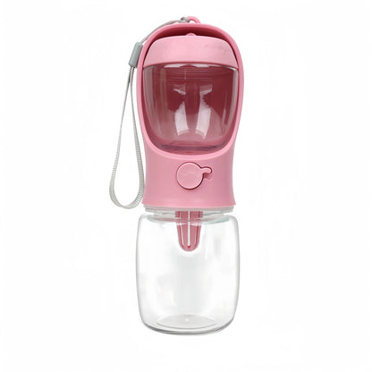 PawHydrate 2-in-1 Portable Pet Bottle – Water & Food Anywhere, Anytime!