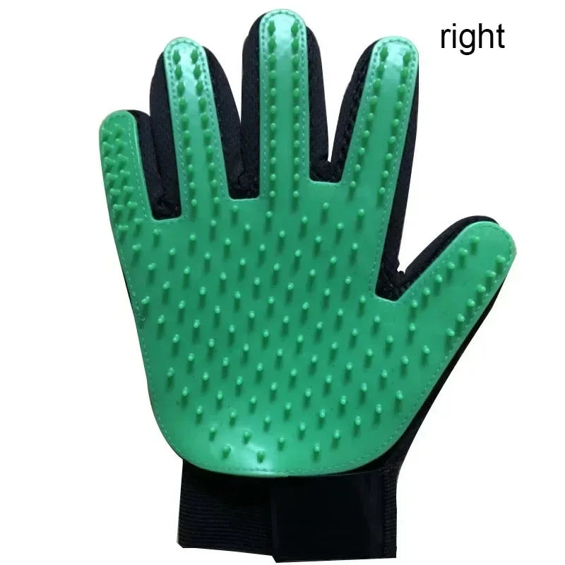 Pet Grooming Glove – 2-in-1 Hair Remover & Massage Brush for Dogs and Cats