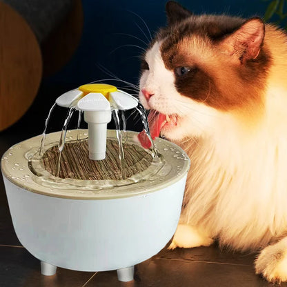 PureFlow – Automatic Cat Water Fountain 1.2L USB Electric Silent Filtered Dispenser
