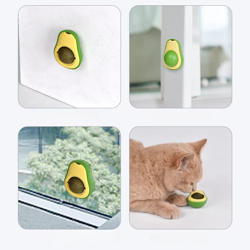 Catnip Wall Ball – The Rotating Catnip Toy That Keeps Your Cat Happy and Healthy!