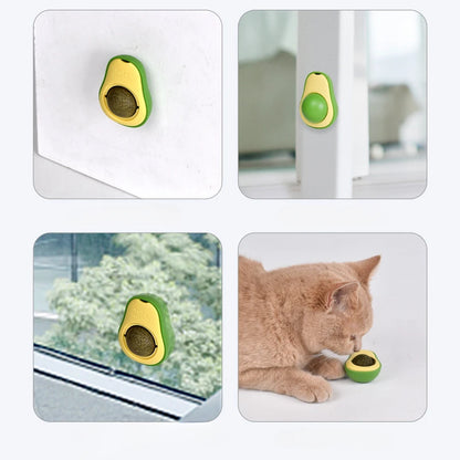 Catnip Wall Ball – The Rotating Catnip Toy That Keeps Your Cat Happy and Healthy!