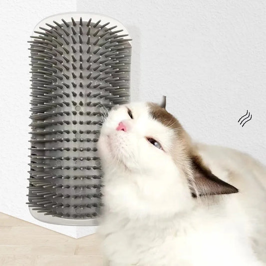 Cat Corner Braider – The Self-Grooming Brush Every Cat Deserves!