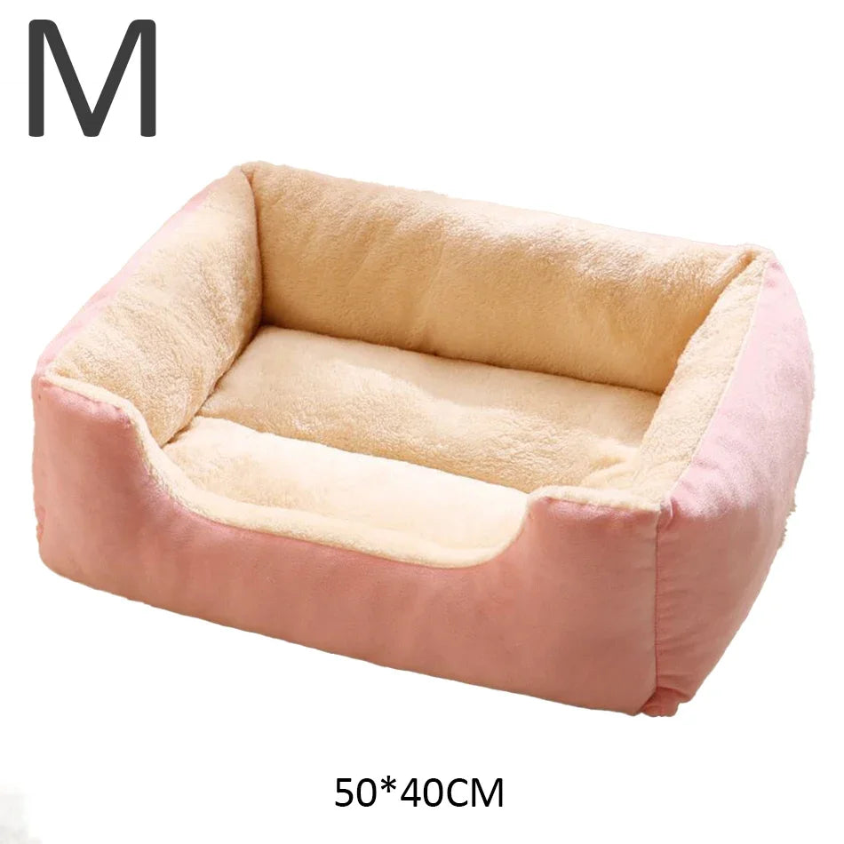 Cozy Plush Cat Bed – Soft & Breathable Pet Cushion for Cats and Small Dogs
