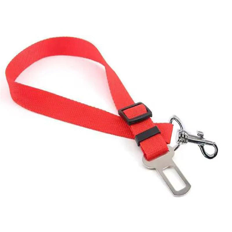 Adjustable Dog Car Seat Belt – Safety Harness Leash for Secure Pet Travel