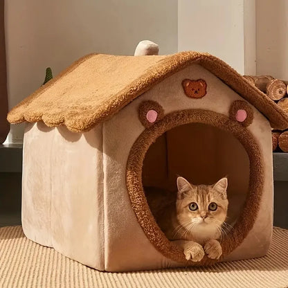 CosyDen Foldable Pet House – The Perfect Haven for Your Furry Friend