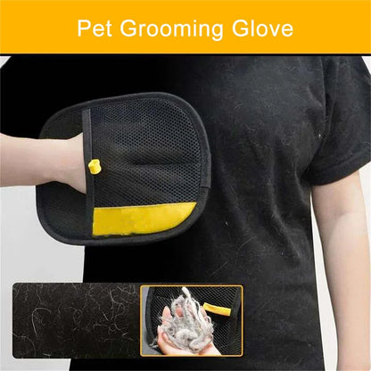 Say Goodbye to Pet Hair Around the House with the Electrostatic Hair Removal Glove – Quick, Effortless, and Mess-Free Cleaning!