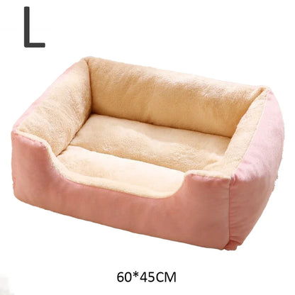 Cozy Plush Cat Bed – Soft & Breathable Pet Cushion for Cats and Small Dogs