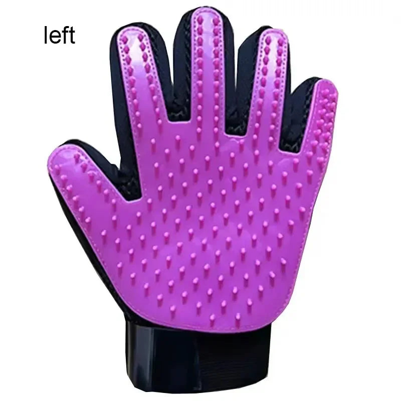 Pet Grooming Glove – 2-in-1 Hair Remover & Massage Brush for Dogs and Cats