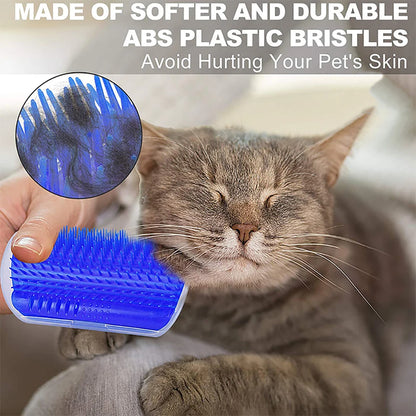 Cat Corner Braider – The Self-Grooming Brush Every Cat Deserves!
