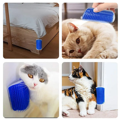 Cat Corner Braider – The Self-Grooming Brush Every Cat Deserves!