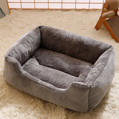 Cozy Plush Cat Bed – Soft & Breathable Pet Cushion for Cats and Small Dogs