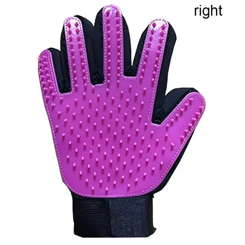 Pet Grooming Glove – 2-in-1 Hair Remover & Massage Brush for Dogs and Cats
