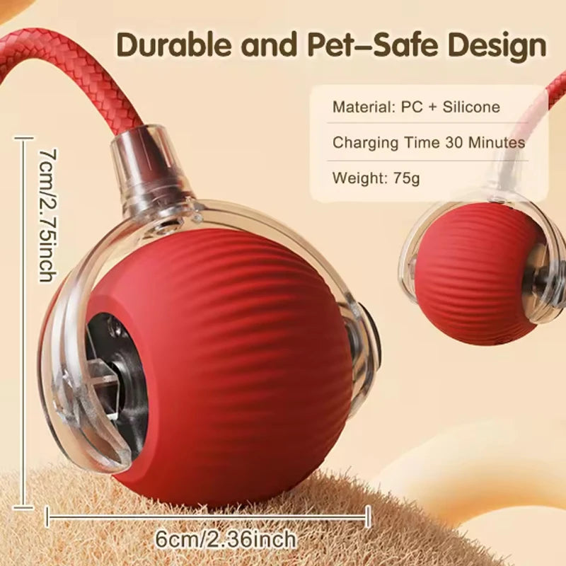 PawMotion – Smart Electric Rolling Ball Toy for Cats & Dogs