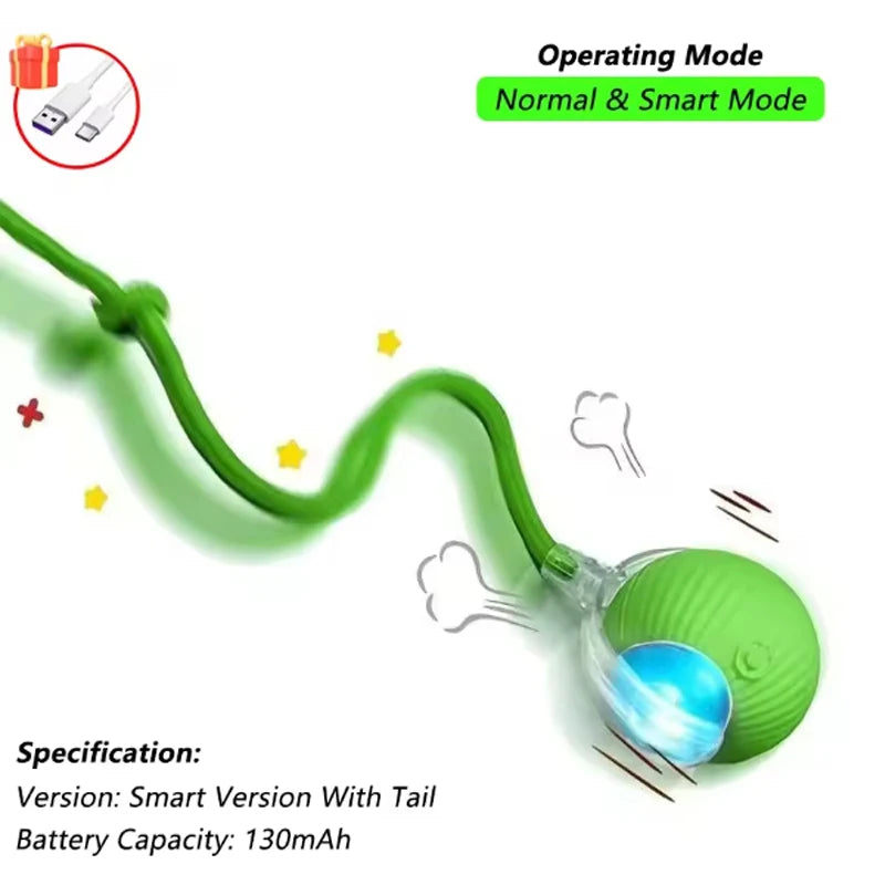 PawMotion – Smart Electric Rolling Ball Toy for Cats & Dogs