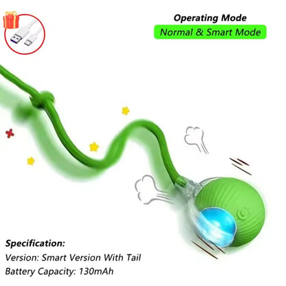 PawMotion – Smart Electric Rolling Ball Toy for Cats & Dogs