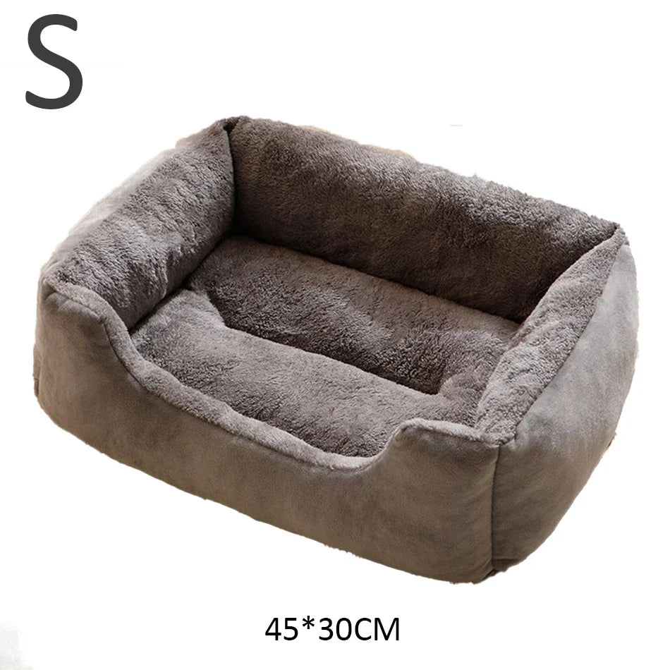 Cozy Plush Cat Bed – Soft & Breathable Pet Cushion for Cats and Small Dogs